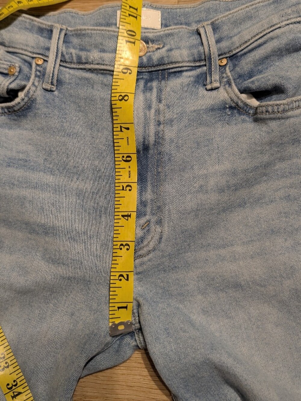 MOTHER Insider Flood Fray in Peek-a-boo sz 30 - Picture 11 of 15